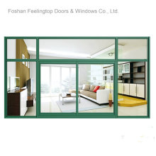 Высокое качество нескольких алюминиевое сползая окно (фут-модели w126)